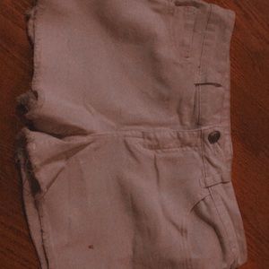 White (Justice) Jean Shorts (Girls size 14 plus)